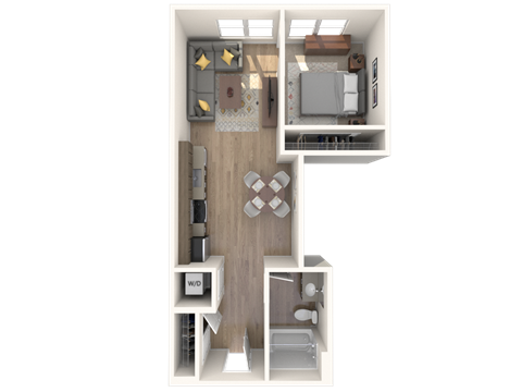 BEAM Apartments B1.1 Floor Plan